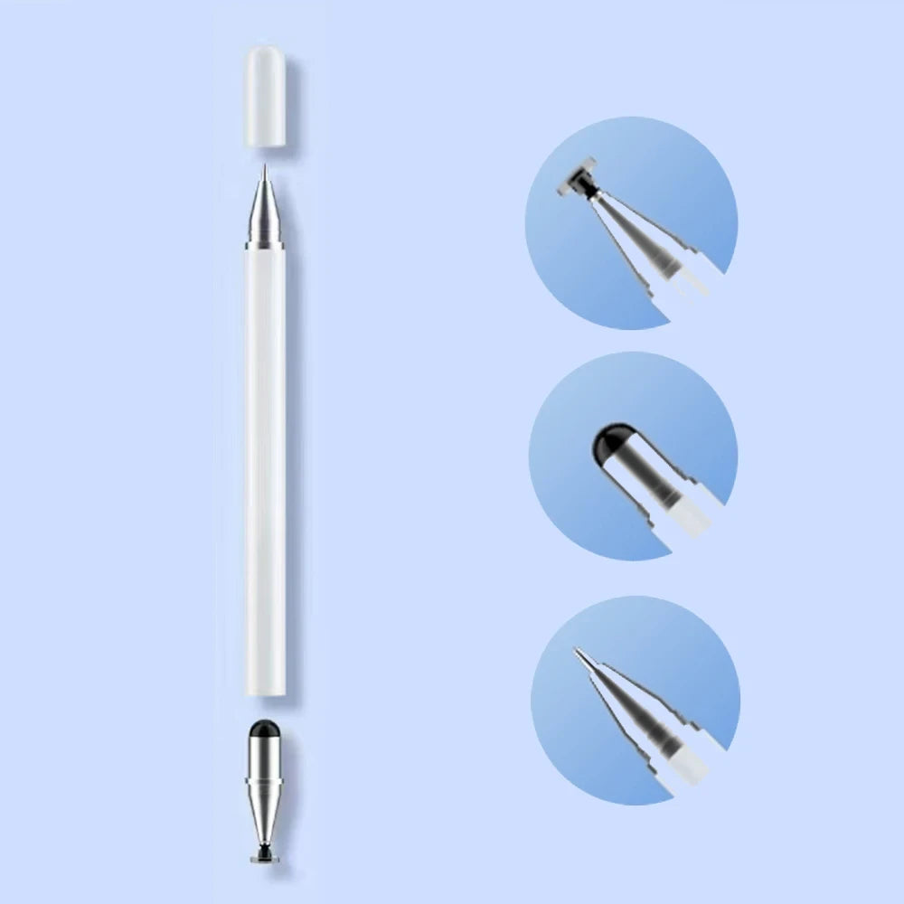 Stylus Pen, 3-in-1 Multifunctional Portable, Touch Screen Pen for iPad Android Phones Tablets